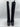 NWB Kelly & Katie Chana 50/50 Knee High Black Side Zip Boot Size 6 M Kelly & Katie