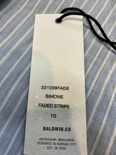 NWT BALDWIN Women’s Pants Blue/White Size 10 BALDWIN