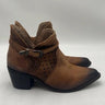 Circle G Cut Out Ankle Boot Brown Womens Size 10M Circle G
