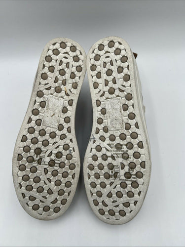 Saks Fifth Avenue "Justina" Faux Fur Slip-On Suede Sneaker Boot Size 9.5M Saks Fifth Avenue