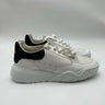 Alexander McQueen Court Trainer in White and Black Leather Size 37 Alexander McQueen