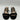 Gianvito Rossi black suede Gold Chain block-heel sandals Size 35 GIANVITO ROSSI