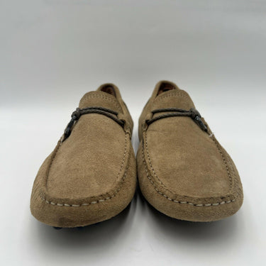 Men’s Saks Fifth Avenue Brown Suede Metal Bit Loafers Size 11M Saks Fifth Avenue