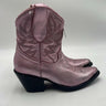 Women's Idyllwind Wheels Leather Metallic Booties Pink Size 6.5B IDYLLWIND