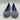 Women’s Rothy’s The Flat Round Toe Rare Blue With Reflective Stripe Size 5.5 Rothy’s