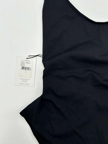 SHAN black scoop-neck one-piece Black Backless swimsuit Womans Size 12 Scoop