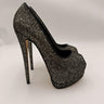 Women’s GIUSEPPE ZANOTTI Sharon 115mm Pl.Raso Gold Size 36 Giuseppe Zanotti
