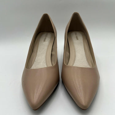 Women’s Cole Haan The Go To Park Beige Leather Pump Heels Size 7.5B Cole Haan