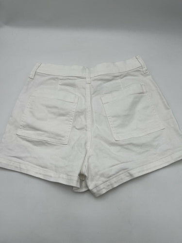 J.Crew Shorts Womens White Cotton Utility Cargo Patch Pocket Summer 27 J.CREW