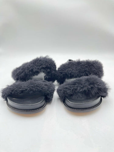 Alexandre Birman Women's Sport Fur Slingback Size 39.5