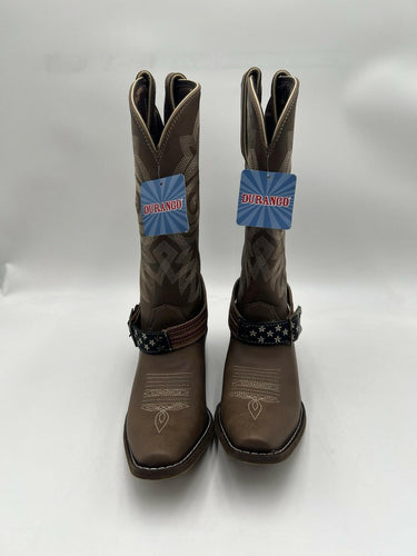 Durango Women's Flag Accessory Western Boots Size 8M