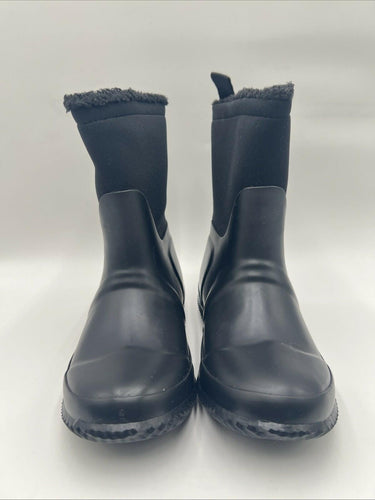 Hunter Original Kids Unisex Sherpa Boots Black Color Size Boys 4 Girls 5 Hunter