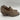 Women’s Lucky Brand Vennia Ankle Bootie Taupe Leather Stacked Heel Size 8M Lucky Brand