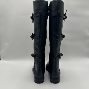 Alexandre Birman Lolita waterproof black leather knee-high boot Size 37 Alexandre Birman