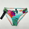 La Blanca side-shirred Vibrant Tropical Woman’s hipster bikini bottom Size 6 La Blanca