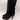 Women’s Valentino Garavani black suede bow booties high stiletto heel Size 38.5 Valentino