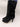 Women’s Valentino Garavani black suede bow booties high stiletto heel Size 38.5 Valentino