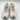 GUCCI Run GG  White/Beige Leather Low Top Sneakers UK Size 6 Gucci