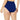 Anne Cole Women's High Waist to Fold Over Shirred Bottom Swimsuit,Navy, Medium Anne Cole