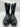 Chooka Polished Mid Rain Boots Black Waterproof Memory Foam Womens SIZE 9 Chooka