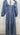 Free People Blue Eyelet Smocked Maxi Dress Square Neck Puff Sleeve Boho Size S Free People