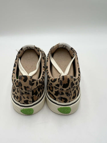 Cariuma OCA Low Leopard Print Canvas Sneakers Womens Size 6.5