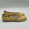 Women’s Rothy’s The Flat Lemon Stripe Slip On Ballet Shoes Knit Yellow Size 7.5 Rothy’s