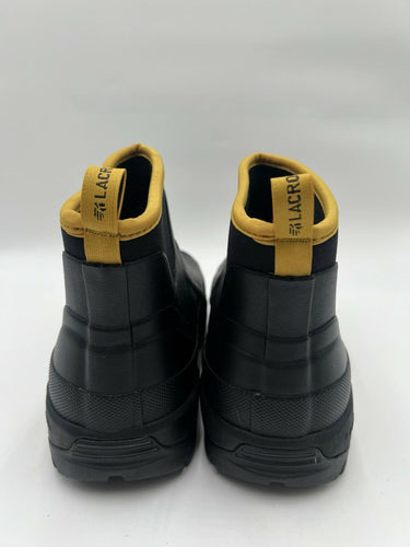 LaCrosse 6 Alpha Muddy Mid Waterproof Boots Black Mens Size US 7
