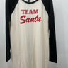 BP. Team Santa Raglan Tee Womens Christmas Graphic Dress L BP