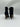Valentino Garavani Rockstud black suede point toe side zip up ankle boot Size 35 Valentino