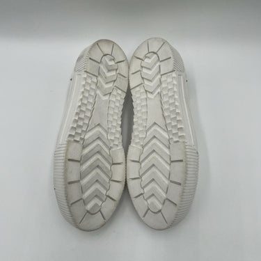 Crown Vintage Mandie platform casual sneakers in white leather Size 8M Crown Vintage