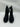 Kate Spade Merigue Knit Combat Boots Black Lace Up Ankle Bootie Womens SIZE 9 kate spade new york