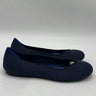 Women’s Rothy's The Flat Round Toe Knit Ballet Shoes Black / Navy Blue Size 7.5 Rothy’s