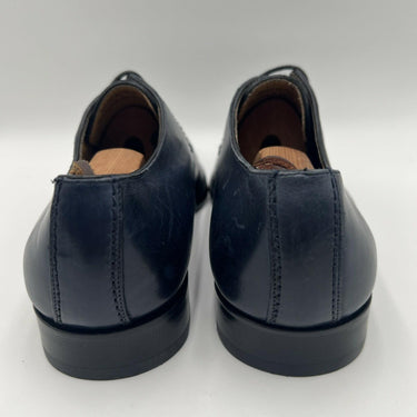 Men’s Saks Fifth Avenue Blue Leather  plain-toe derby dress shoe Size 8.5M Saks Fifth Avenue