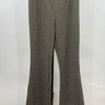 Sanctuary Pants Brown Beige Houndstooth Flare Knit Pull On Pant XL Sanctuary