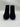 Sugar Juliette Black Micro Suede Chevron Wedge Ankle Boots Womens 7.5 Sugar