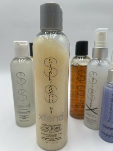 Simply Smooth Keratin Kit Lot 6 Xtend Xpress Purifying Gloss Conditioner Pro Simply Smooth