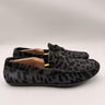 Men’s Dolce & Gabbana loafers grey leopard-print calf hair Size 7.5UK Dolce & Gabbana