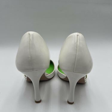 Preowned Women’s Mix No. 6 Dawnira Pump White/Green Size 8M Mix No. 6