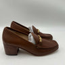 Lauren Ralph Lauren Winslet Polo Tan Chain Loafer Pump Womens SIZE 7 B Lauren Ralph Lauren