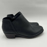 Women's Lucky Brand Barlina Side Zip Bootie Black Leather Size 8W Lucky Brand