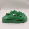 Alexander McQueen Men's Hybrid Slides in Bright Green Size 45.5 Alexander McQueen