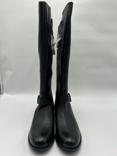 Naturalizer Jessie Black Wide Calf Knee High Riding Boots Womens Size 9 M