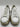 Alexander McQueen Oversized Sneaker white leather gold-tone heel tab Size 42 Alexander McQueen