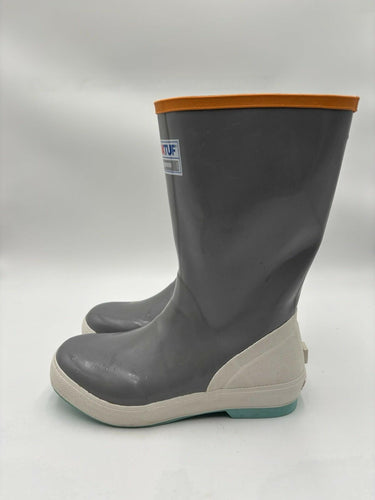 XTRATUF Legacy series waterproof boots in grey with orange Size 9