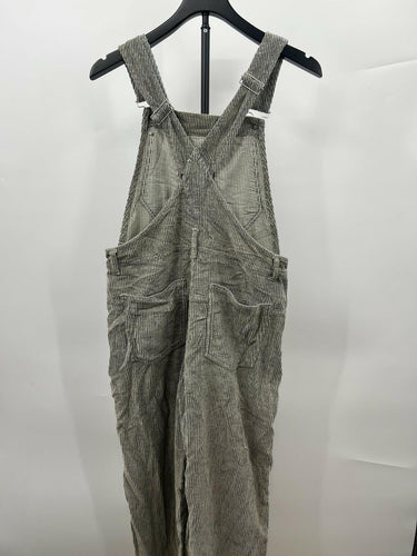 We The Free Overalls Womens Striped Corduroy Railroad Bib Adjustable Baggy S We The Free