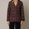 NWT Cyrus Women’s Long Sleeve Mink Jacket, Stockholm Plaid Size XS Cyrus