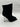 Aqua Black Suede Crystal Heel Ankle Boots Size 8