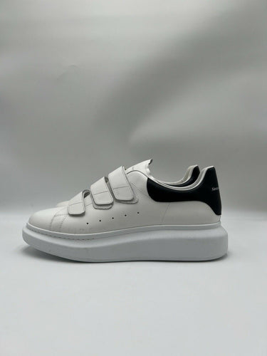 Alexander McQueen Oversized Triple Strap sneakers in white leather Size 43.5 Alexander McQueen