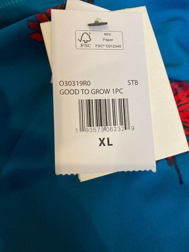 NWT Volcom Women’s Good to Grow One-Piece Stormy Swimsuit Blue Size XL Volcom
